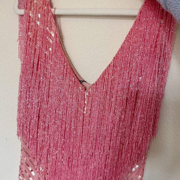 Nadine Merabi Sadie Dress Pink NWT - Picture 7 of 11